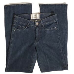 Suzy Radcliffe Womens Dark Wash Wide Leg Jeans 30